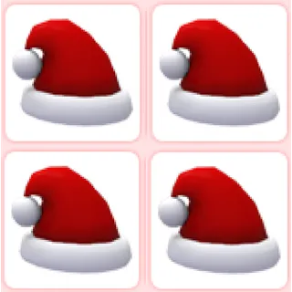 4x Santa Hat