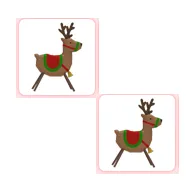 2x Reindeer Stroller