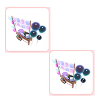 2x Cotton Candy Stand