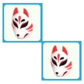 2x Kitsune Mask