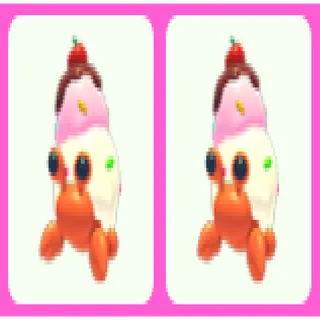 2x Ice Cream Hermit Crab