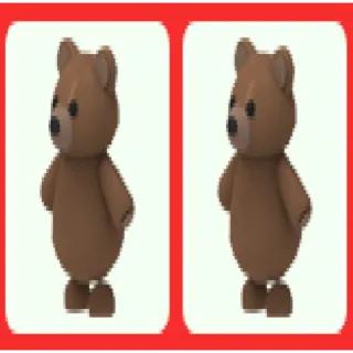 2x Brown Bear