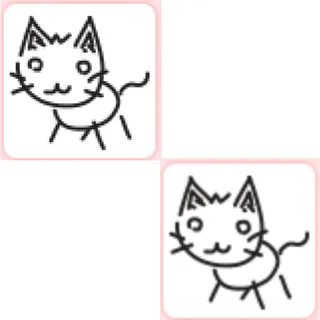2x 2D Kitty