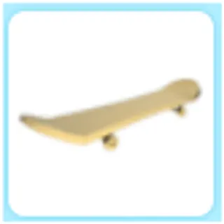 Gold Skateboard