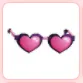 PInk Heart Glasses