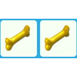 2x Golden Bone