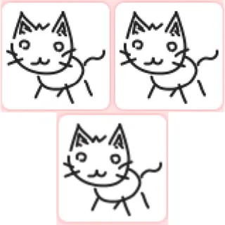3x 2D Kitty