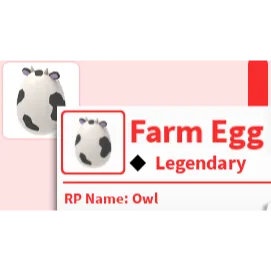 Named and Untouched Farm Egg Farm Eg