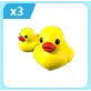 3x Rubber Ducks