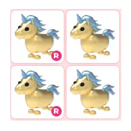 4x Golden Unicorn