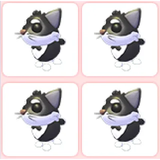 4x Tuxedo Cat