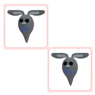 2x Ghost Bunny