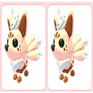 2x Latte Kitsune