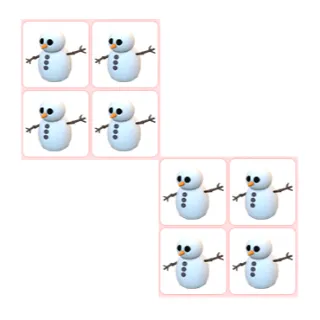 8x Snowman