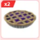 2x Blueberry Pie