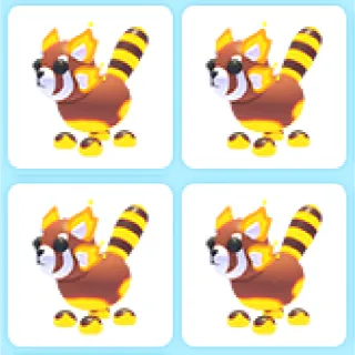 4x Toasty Red Panda