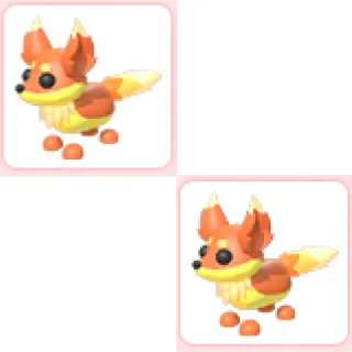 2x Flaming Fox