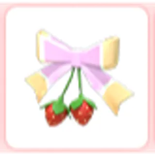 strawberry shortcake bow
