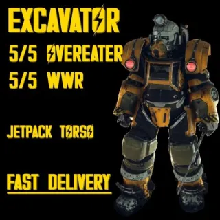 Full Set Exacavator Power Armor