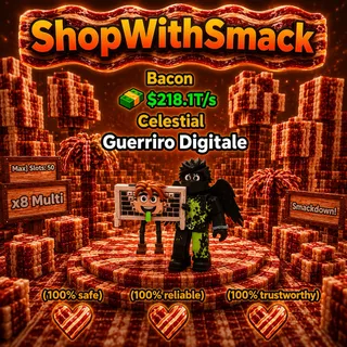 BACON Guerriro Digitale 218.1T/s (Max Lvl) - Kick A Lucky Block