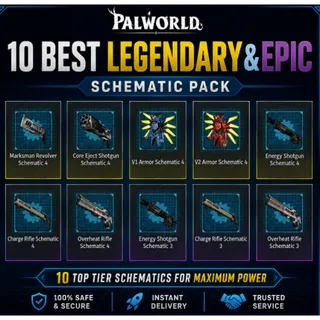 10× Best Legendary & Epic Schematic Pack — All Platforms