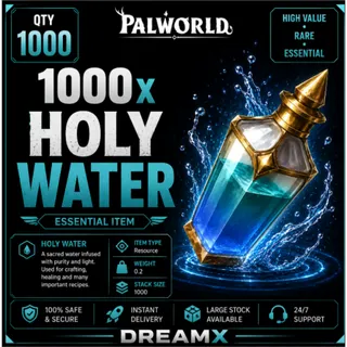 Holy water 1000x palworld