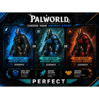 PALWORLD ANCIENT ARMOR — LEGENDARY SCHEMATIC | ALL PLATFORMS