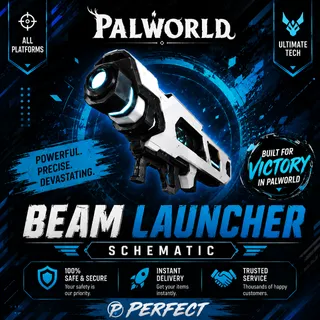 PALWORLD BEAM LAUNCHER — LEGENDARY SCHEMATIC | ALL PLATFORMS