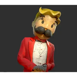 Mr. Vault Boy Outfit I and Mr. Vault Boy Mascot Head skin