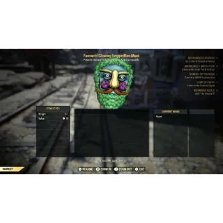 Glowing Veggie Man Mask