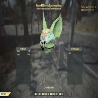 Glowing Scorchbeast Mask