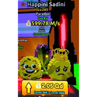 paradox lucky happini saddini Escape tsunami 