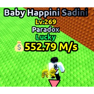 Baby Lucky Happini Sadini (0.25) etfb Escape Tsunami For Brainrots