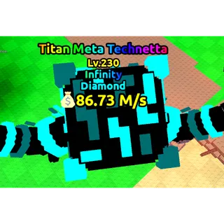 Titan 1.8X Diamond Meta level 266 Escape Tsunami For Brainrot