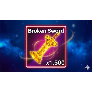 1,500x Broken Sword Sailor Piece
