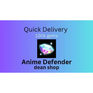 50m gems Anime Defender