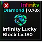 Diamond Infinity Lucky Block | Escape Tsunami