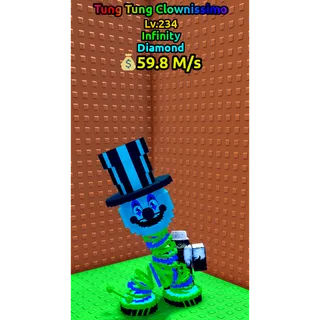 Diamond TungTung Clownissimo| Escape Tsunami For Brainrots