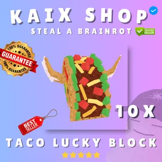 Taco Lucky Block 10x