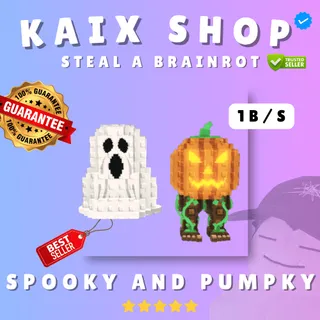 Spooky and Pumpky 1b/s