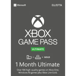 Xbox Game Pass Ultimate 1-month