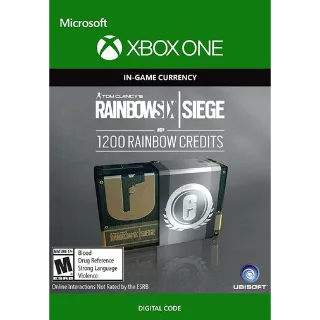 1200 R6 CREDITS : TOM CLANCY'S RAINBOW SIX SIEGE