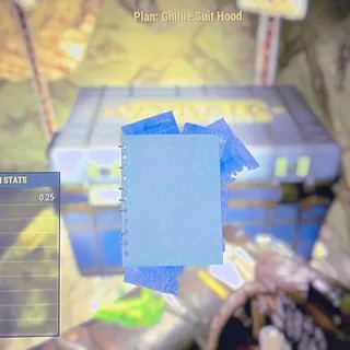 ghillie suit hood plan