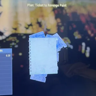 ticket to revenge paint
