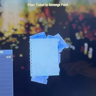 ticket to revenge paint