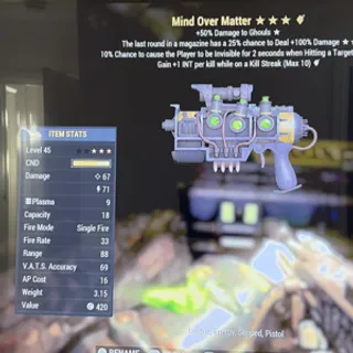 mind over matter