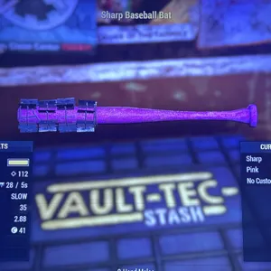 pink baseball bat lvl 5