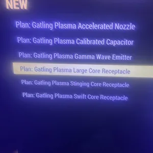 6 Gatling plasma plans