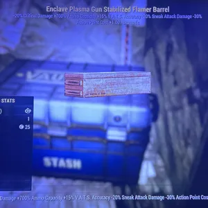 enclave stabilized flame