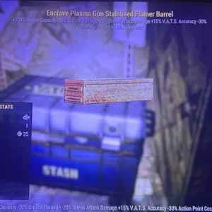 enclave stabilized flame